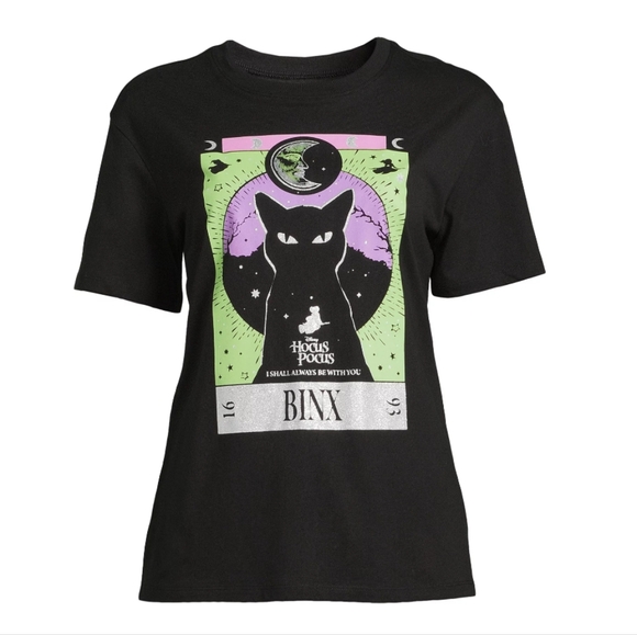 NEW! Hocus Pocus BINX T Shirt/ Junior’s  Disney - Picture 1 of 7
